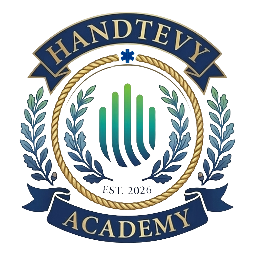 Handtevy Academy Crest